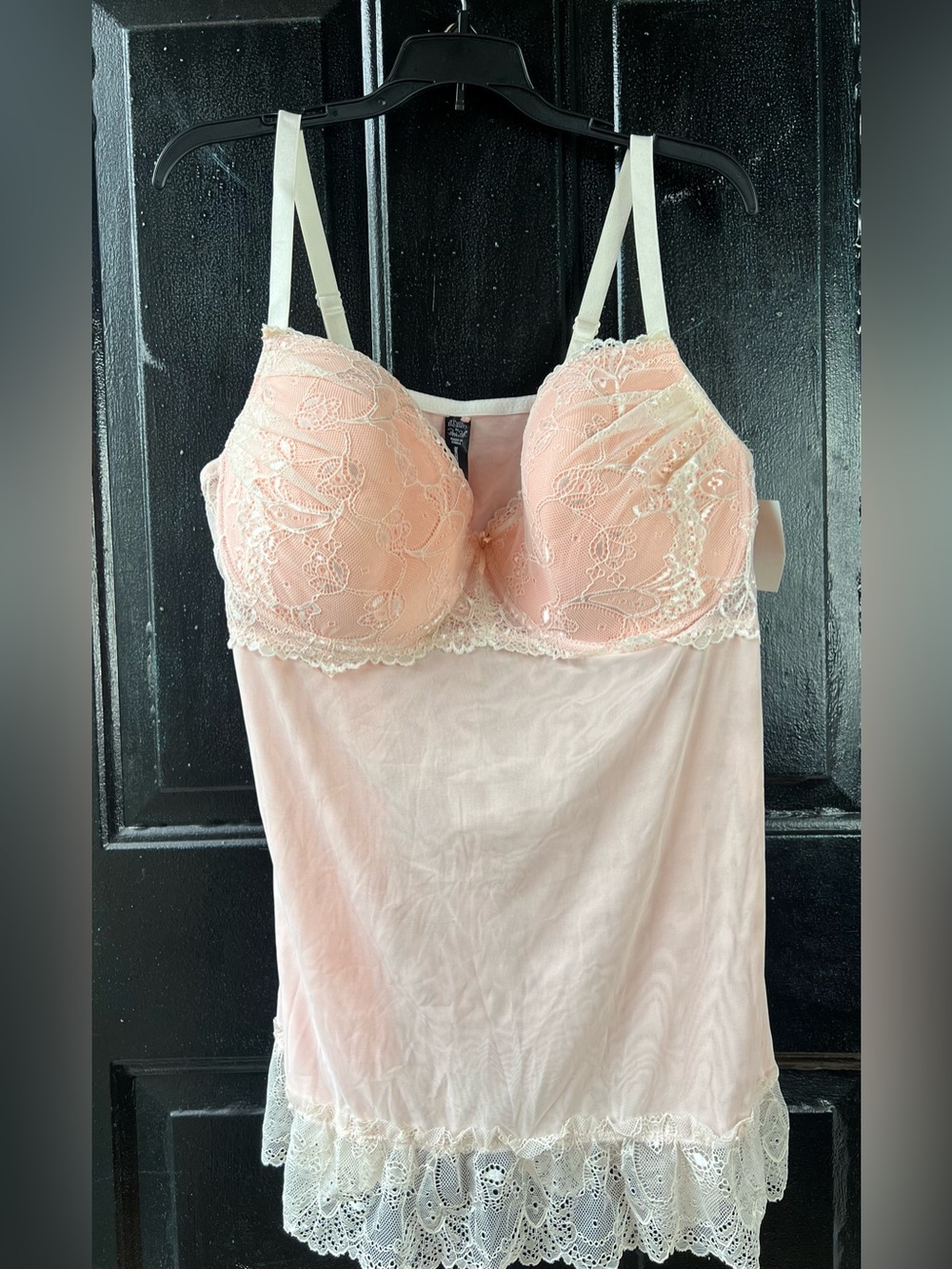 Cato blush pink lingerie babydoll Lace chemise Size 18/20 fairy Y2K NWT